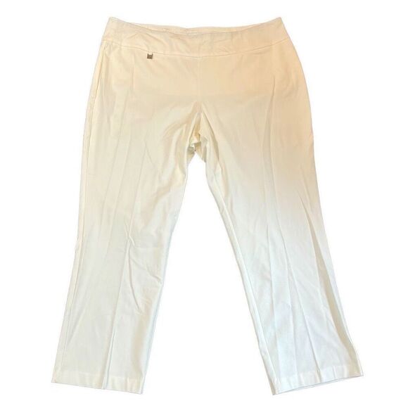 NWT Slim-Sation By Multiples Easy Fit Relax Leg Pants 22W - Picture 1 of 12